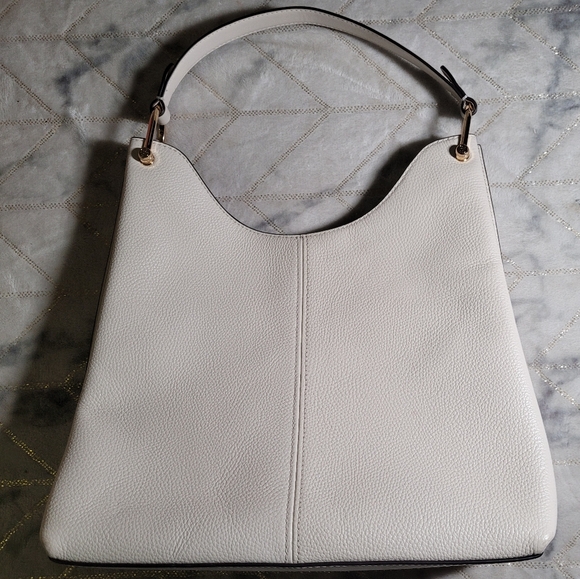 Michael Kors leather Saffoano Pebble Satchel Large Slouchy Shoulder Bag; “Joan” - Picture 3 of 6